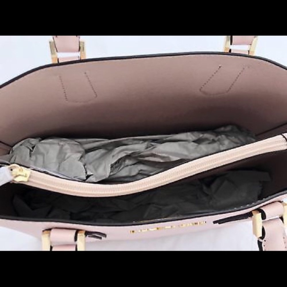 New! Michael Kors Large Leather Satchel - Picture 4 of 5